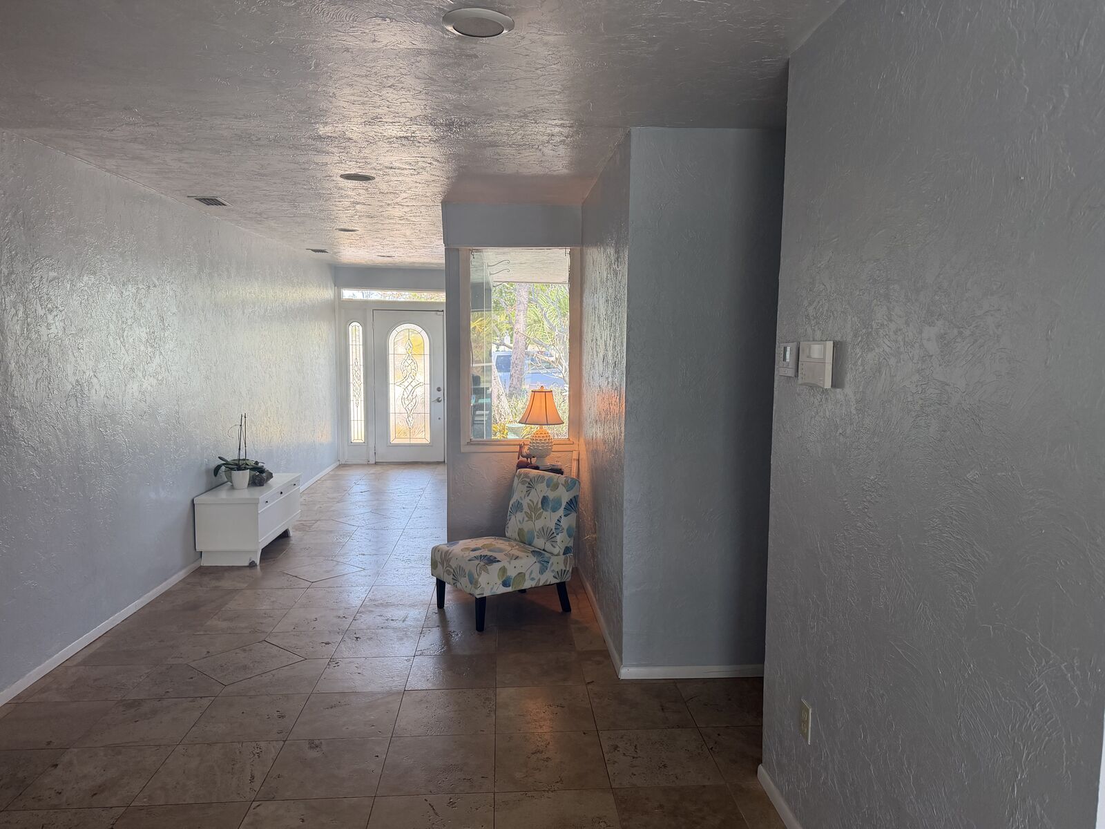 Florida room with garden views